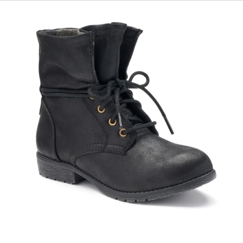 SONOMA Goods for Life Girls' Slouchy Lace-Up Boots